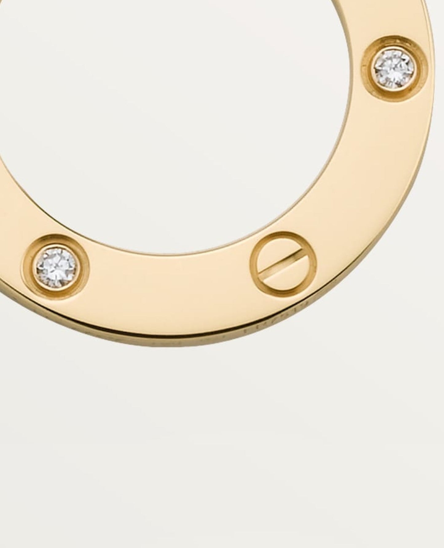 cartier love gold necklace, 3 diamonds_1
