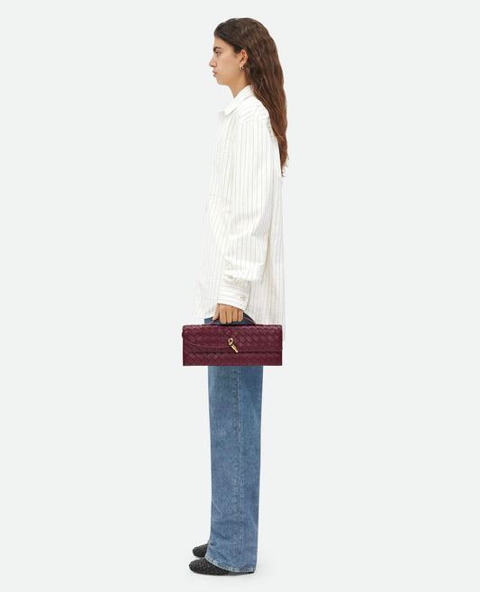 bottega veneta long clutch andiamo with handle_2