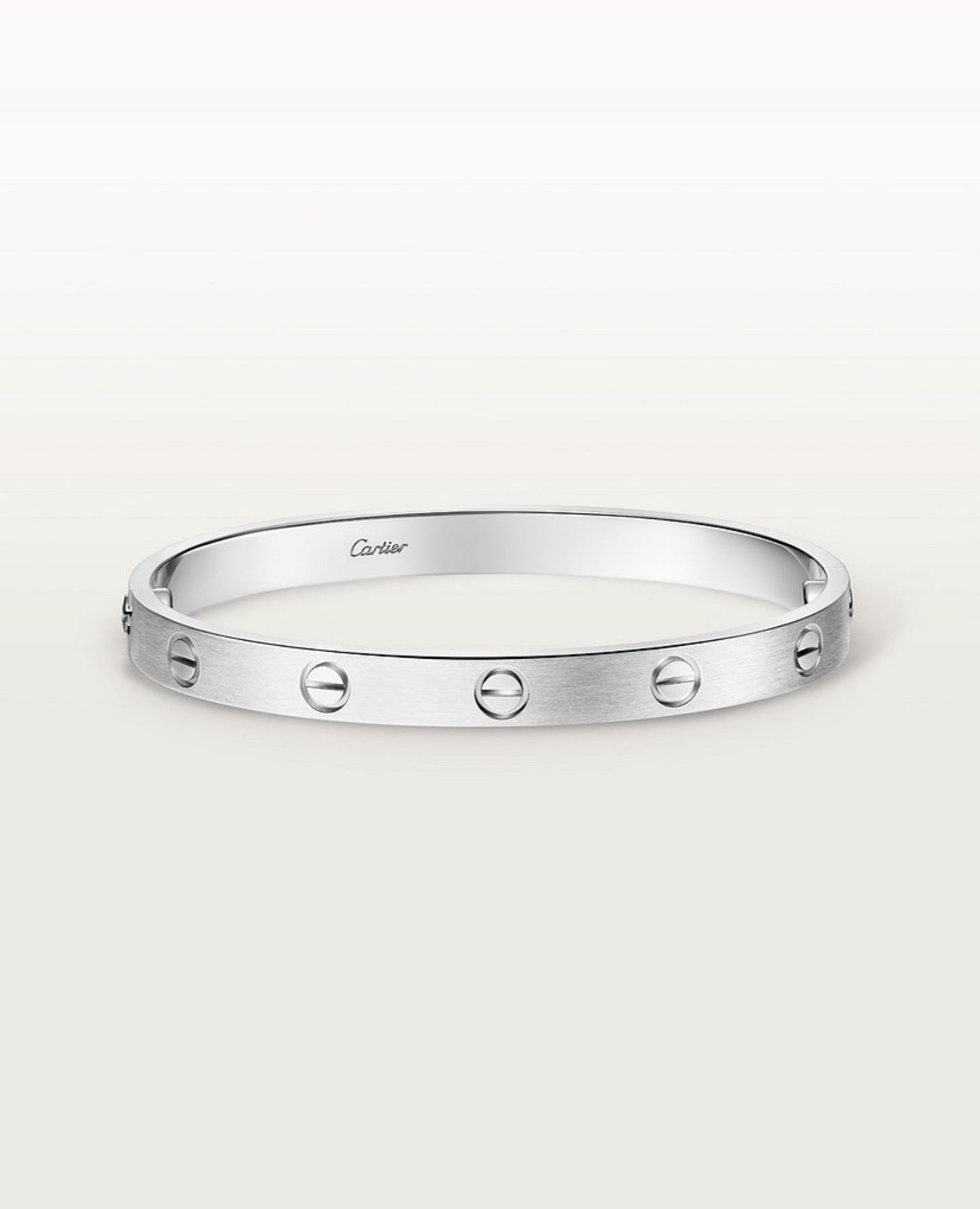 cartier love bracelet, classic model, brushed_1