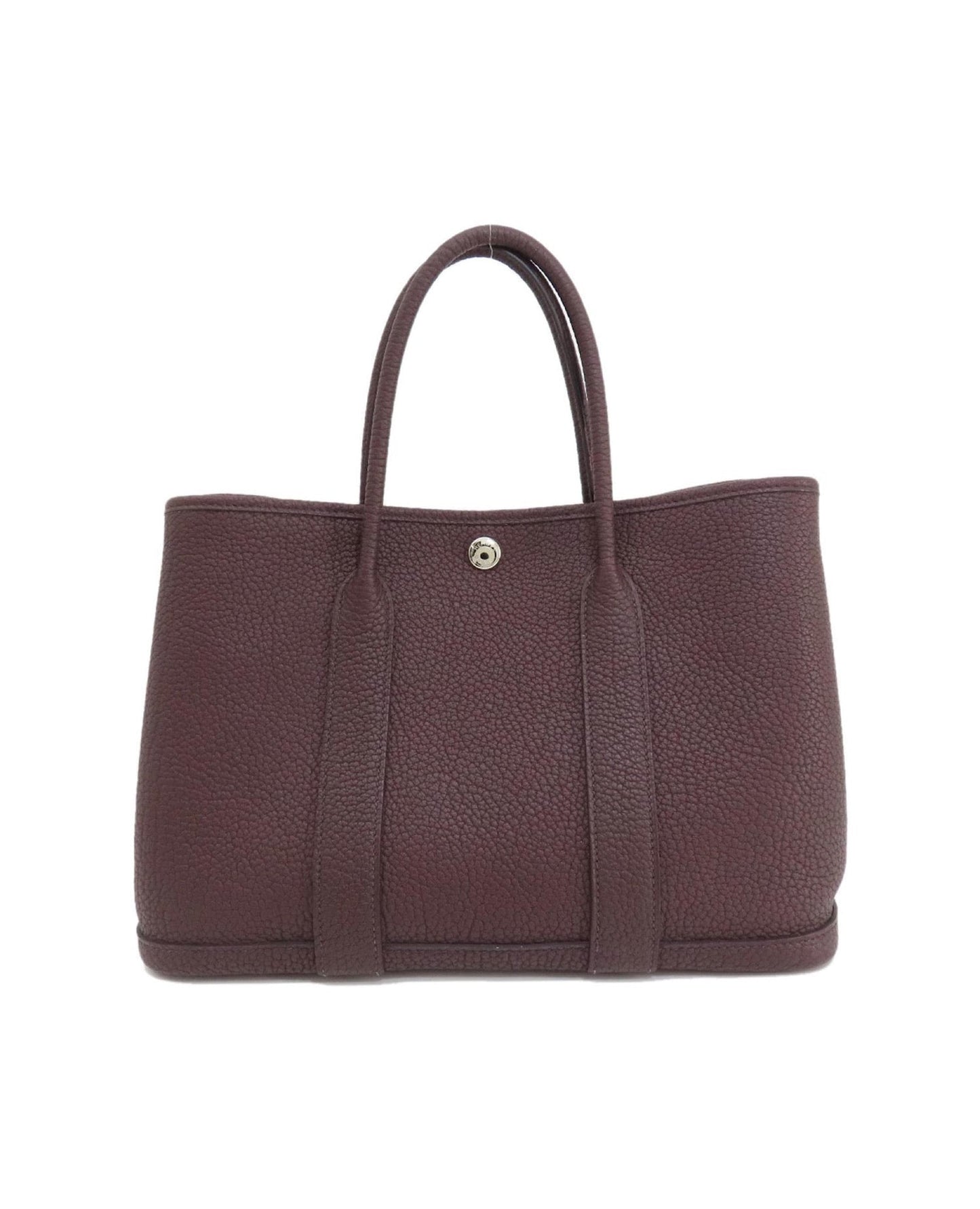 hermès garden party 30 rouge sellier dark red brown_2
