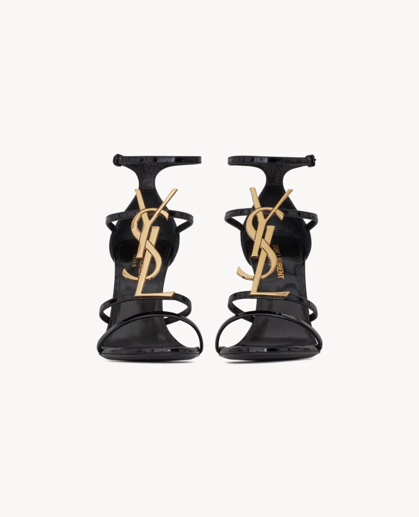 saint laurent cassandra sandals in patent leather_1