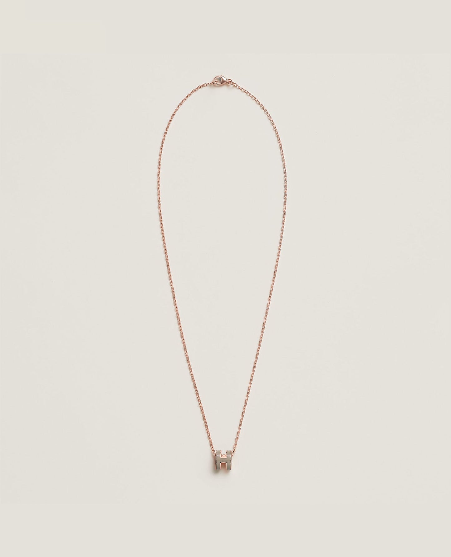 hermès mini pop h pendant rose gold_6