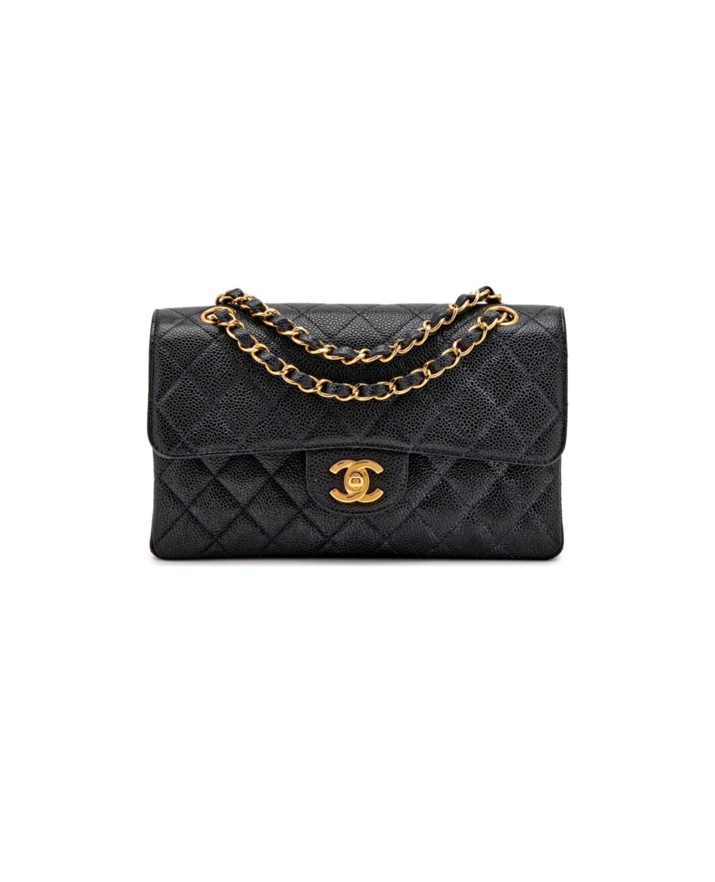 coco small classic double flap gold hardware_1
