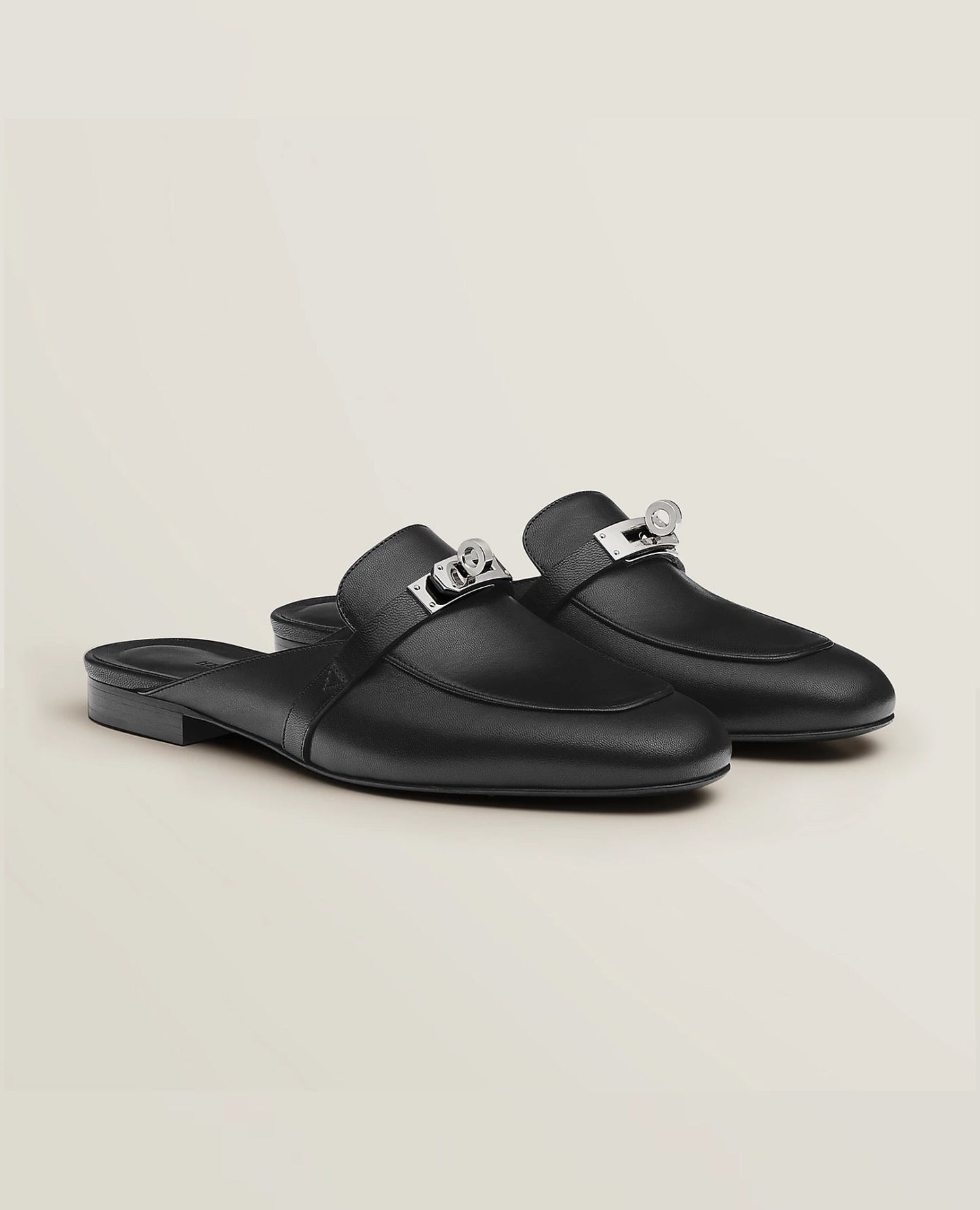 hermès oz mule black_1