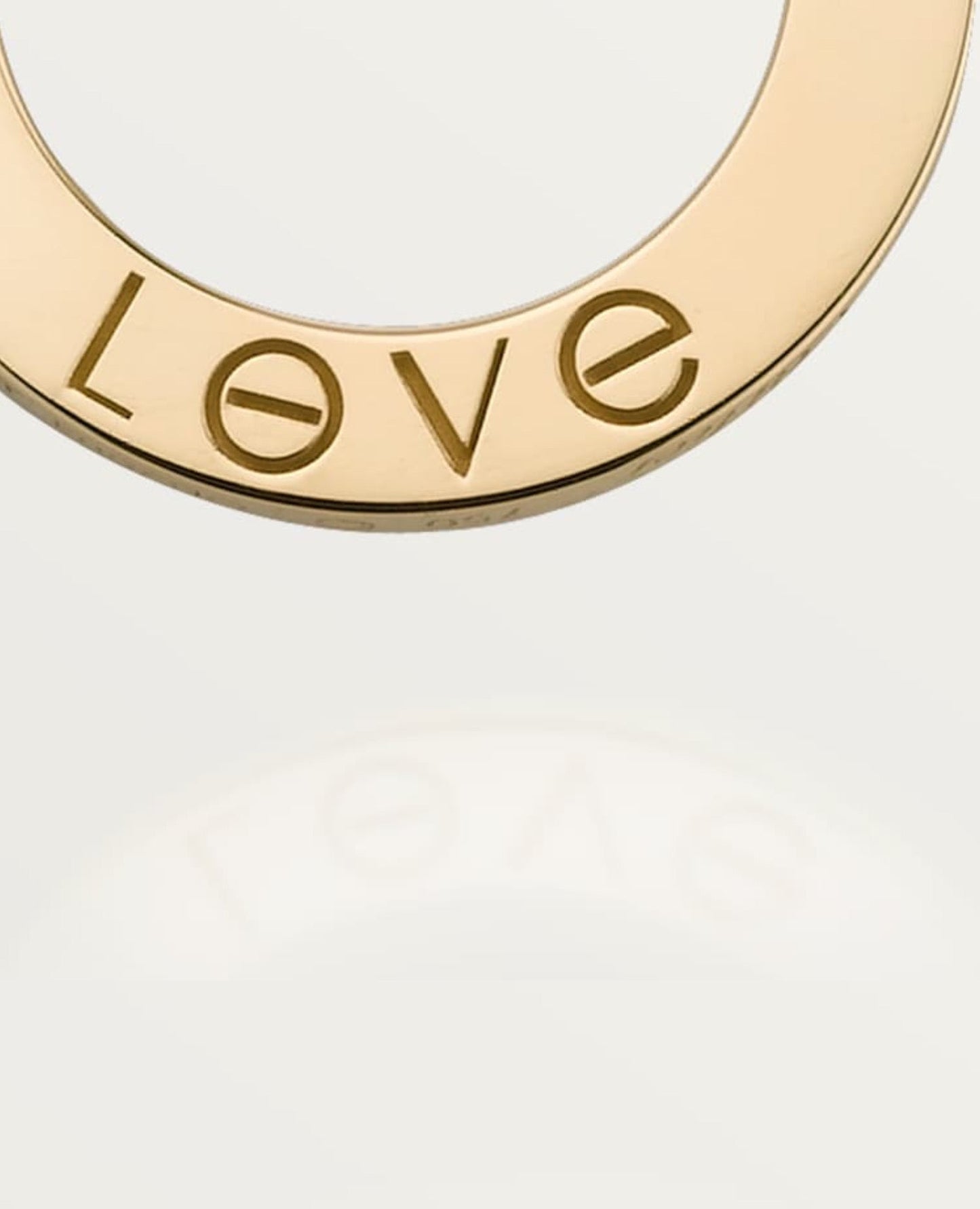 cartier love gold necklace, 3 diamonds_1