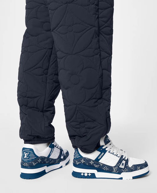 louis vuitton trainer sneaker ‘blue white’_1