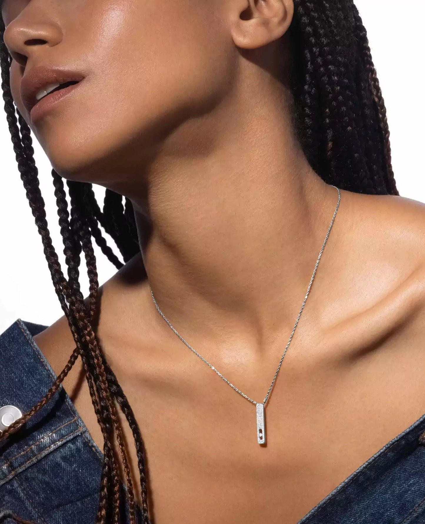 messika my first diamond pavé necklace_1