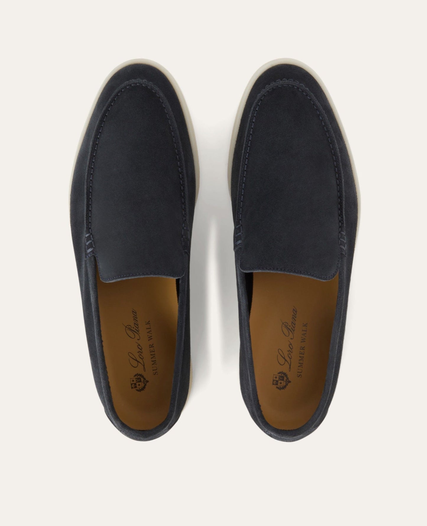 loro piana summer walk loafer navy blue_1