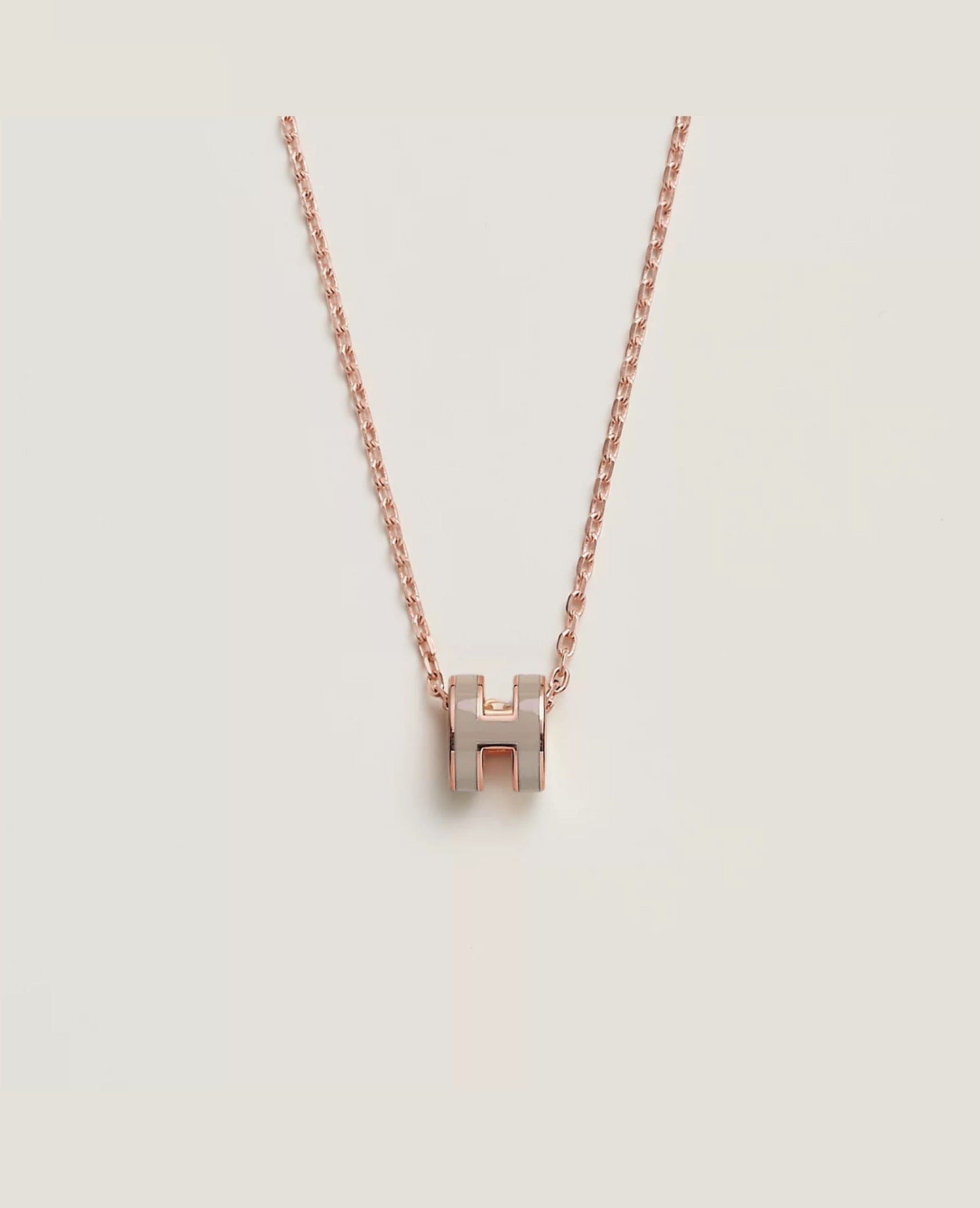 hermès mini pop h pendant rose gold_6