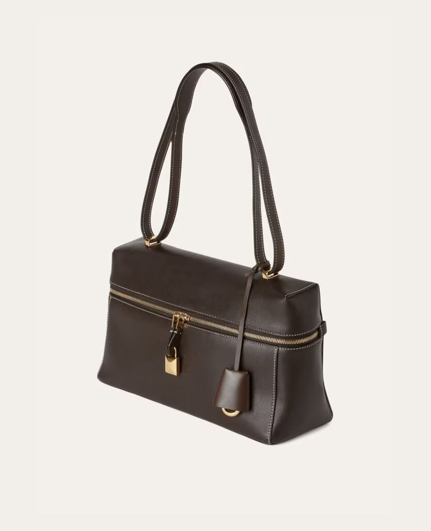 loro piana extra bag l27 dark chocolate licorice_1