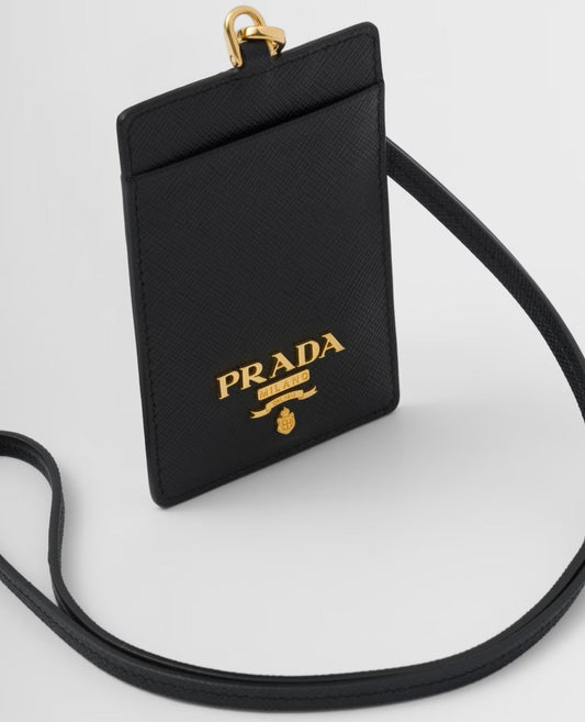 prada saffiano leather badge holder_2