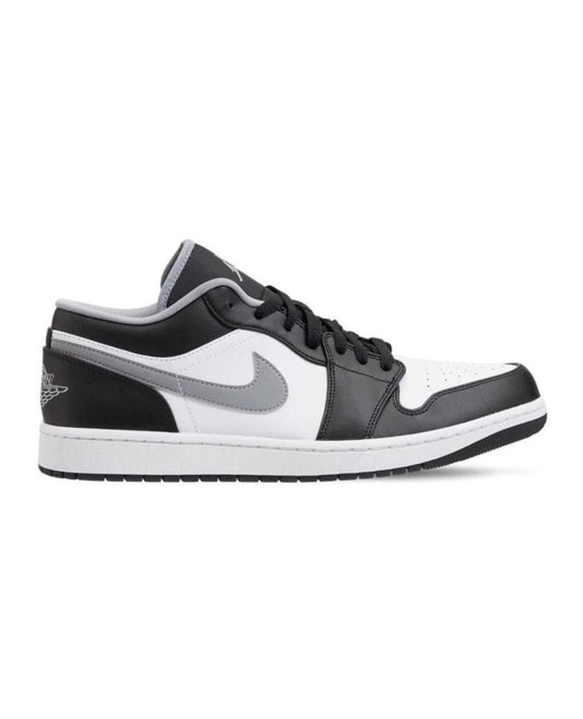 nike air jordan 1 low 'black white particle greo'_1