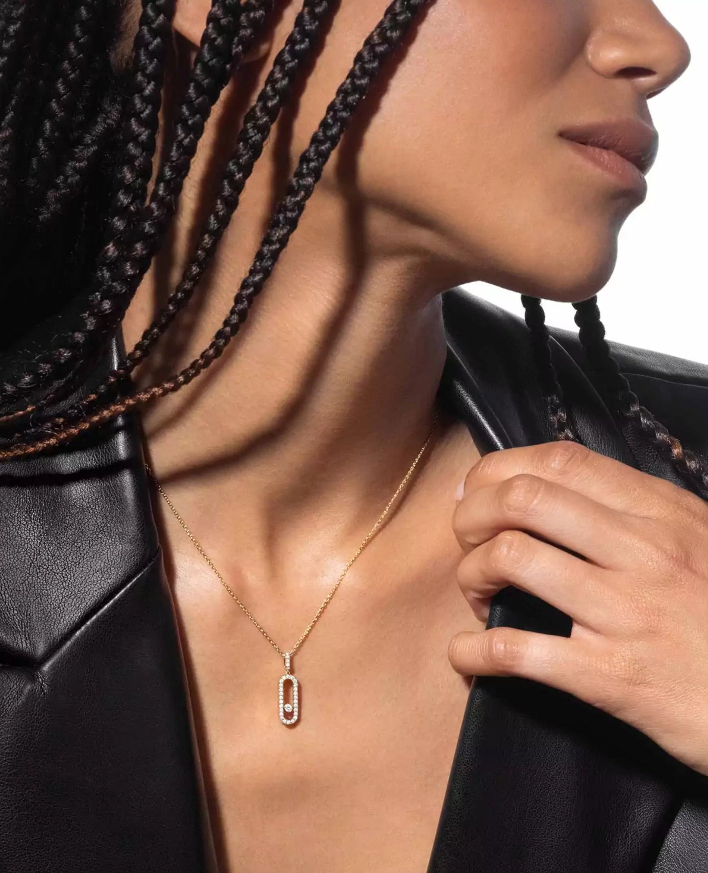 messika move uno pavé lm gold necklace_1