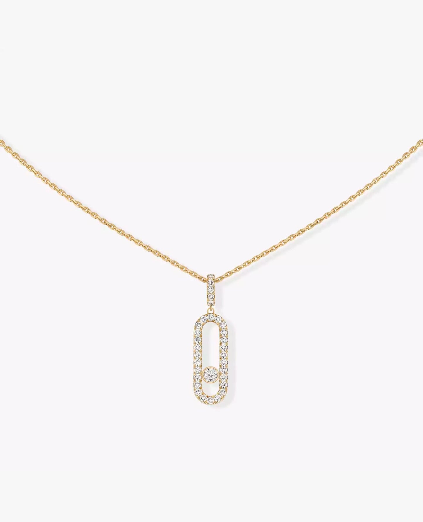 messika move uno pavé lm gold necklace_1