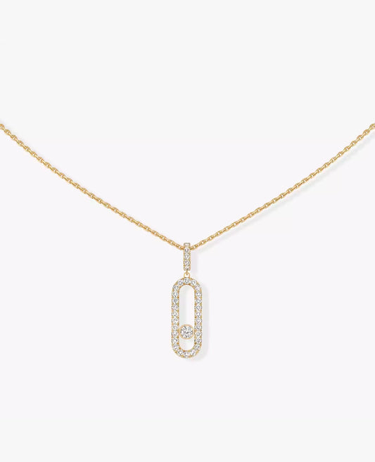 messika move uno pavé lm gold necklace_1