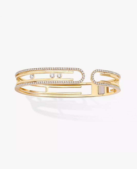 messika move romane large pavé bangle bracelet_1