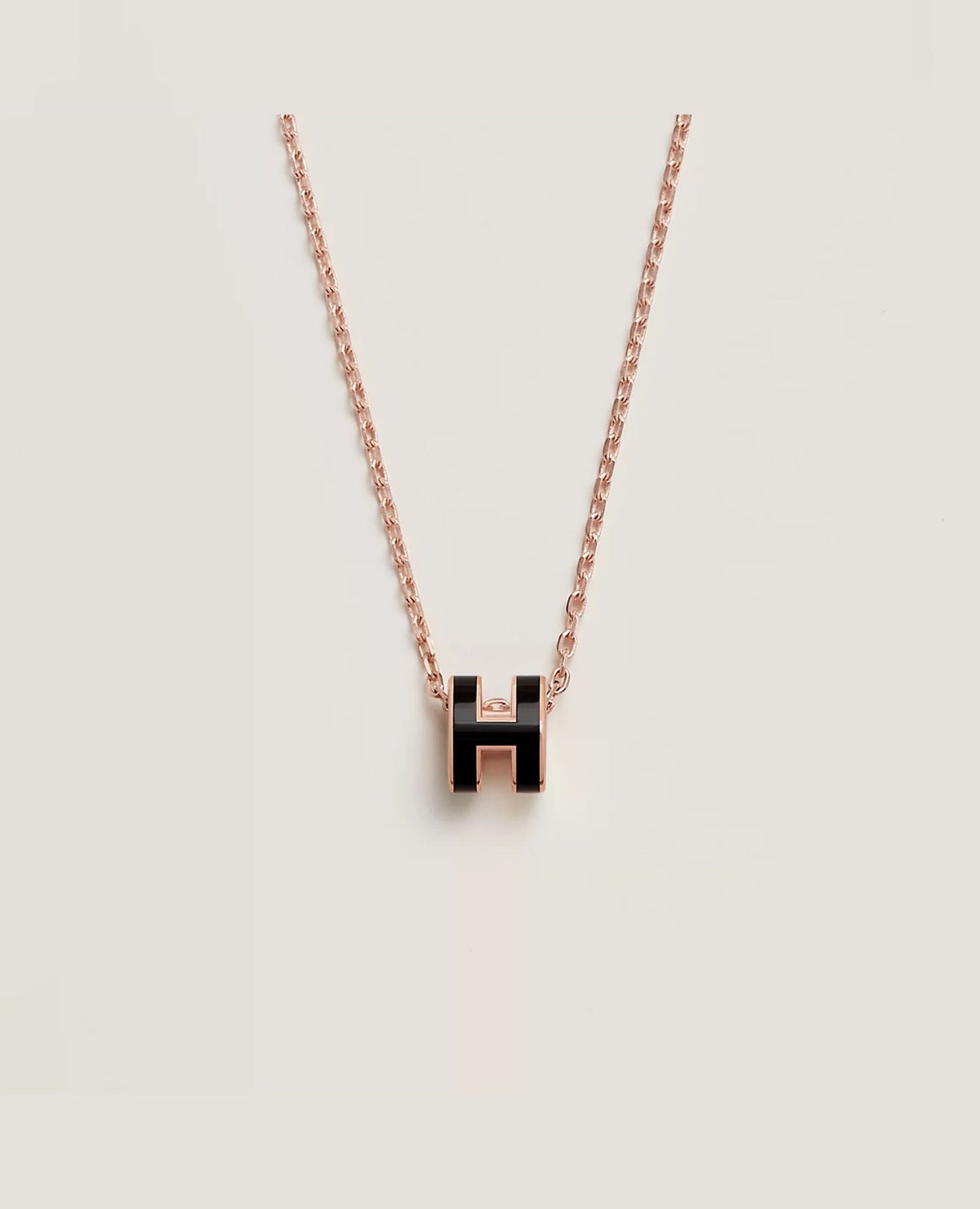 hermès mini pop h pendant rose gold_4