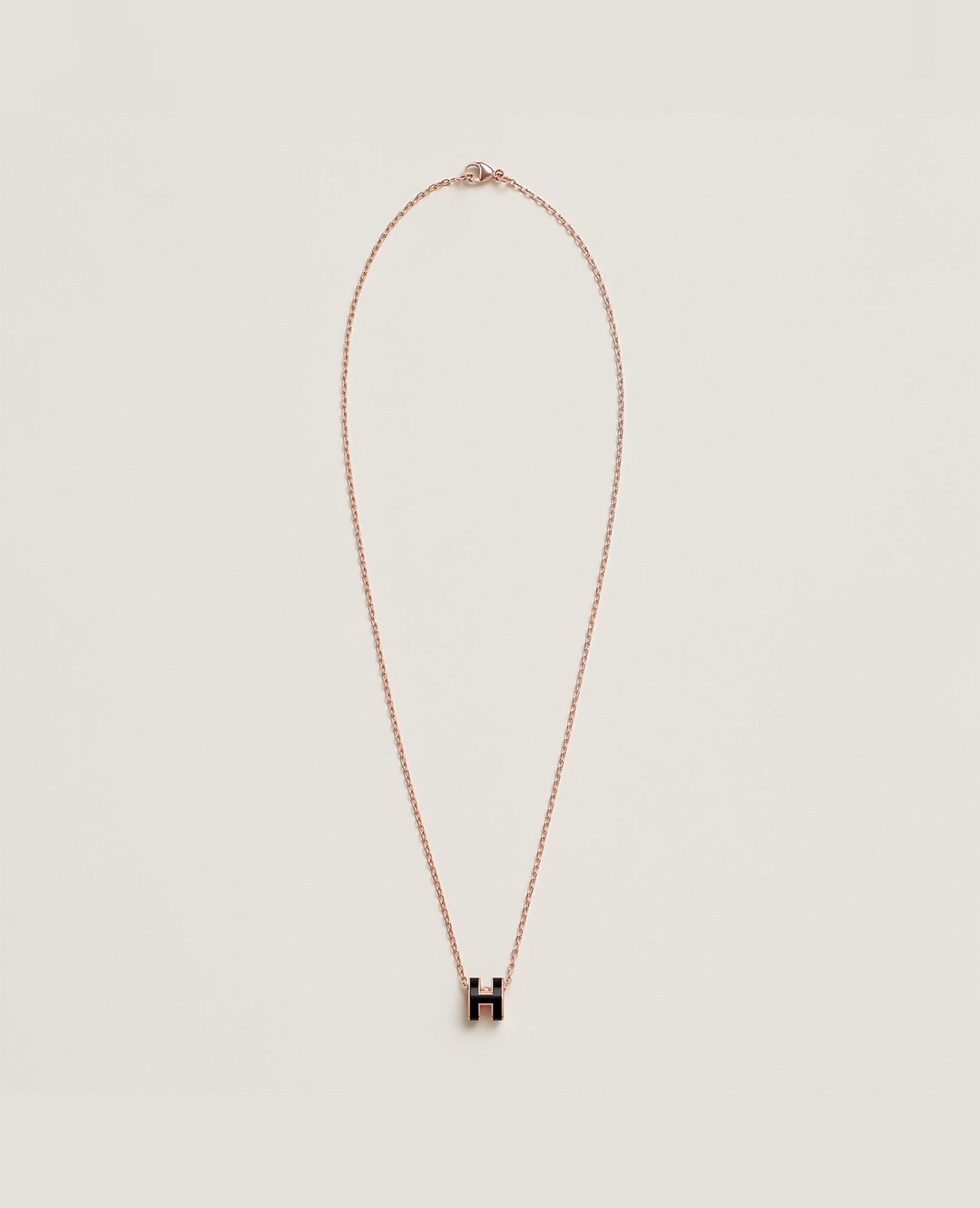hermès mini pop h pendant rose gold_4