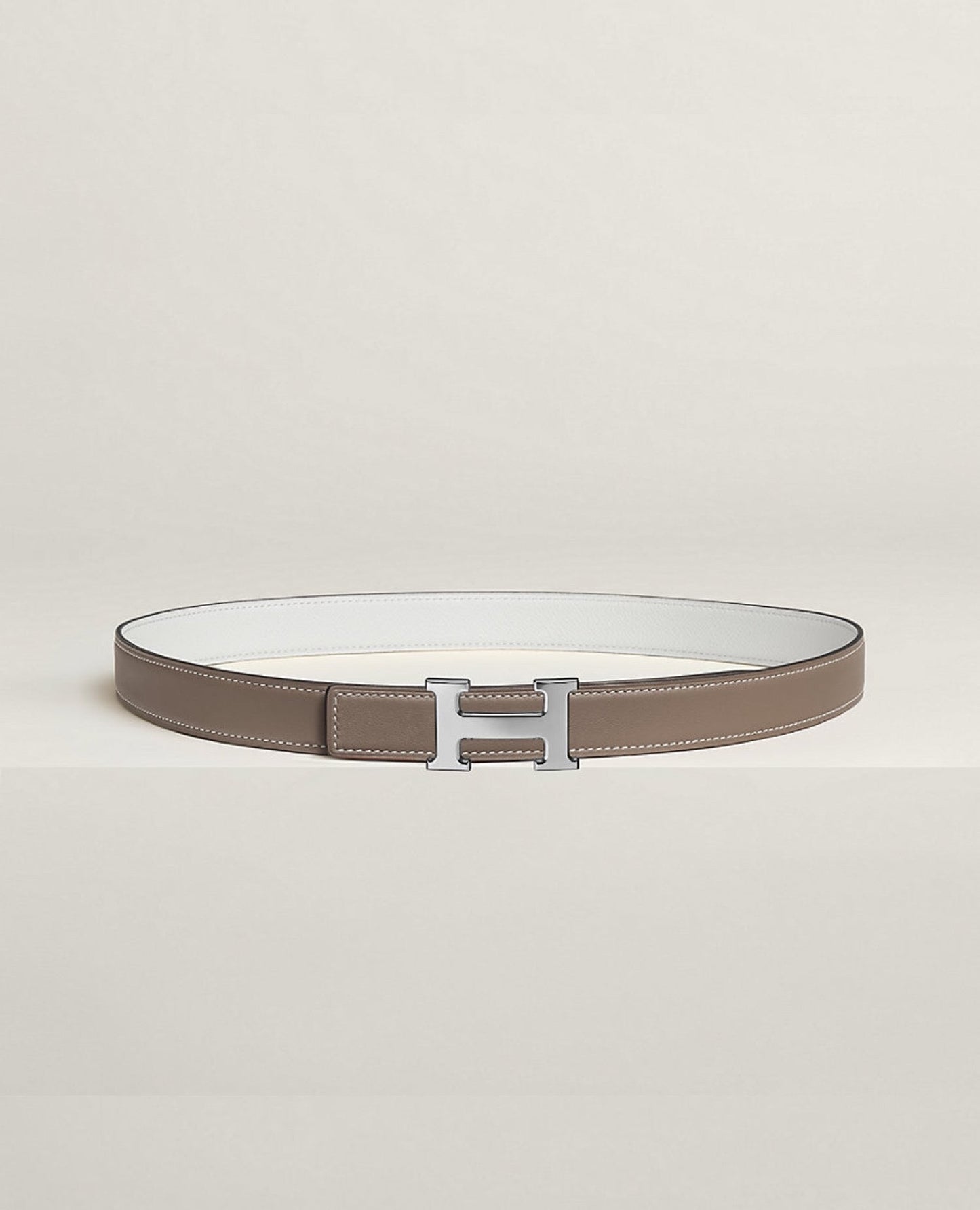 hermès mini h belt buckle & reversible leather strap 24 mm_3