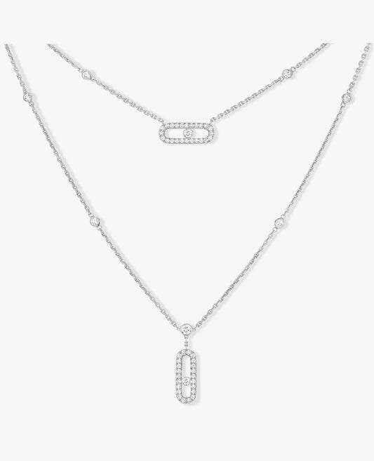 messika move uno 2 rows pavé necklace_2