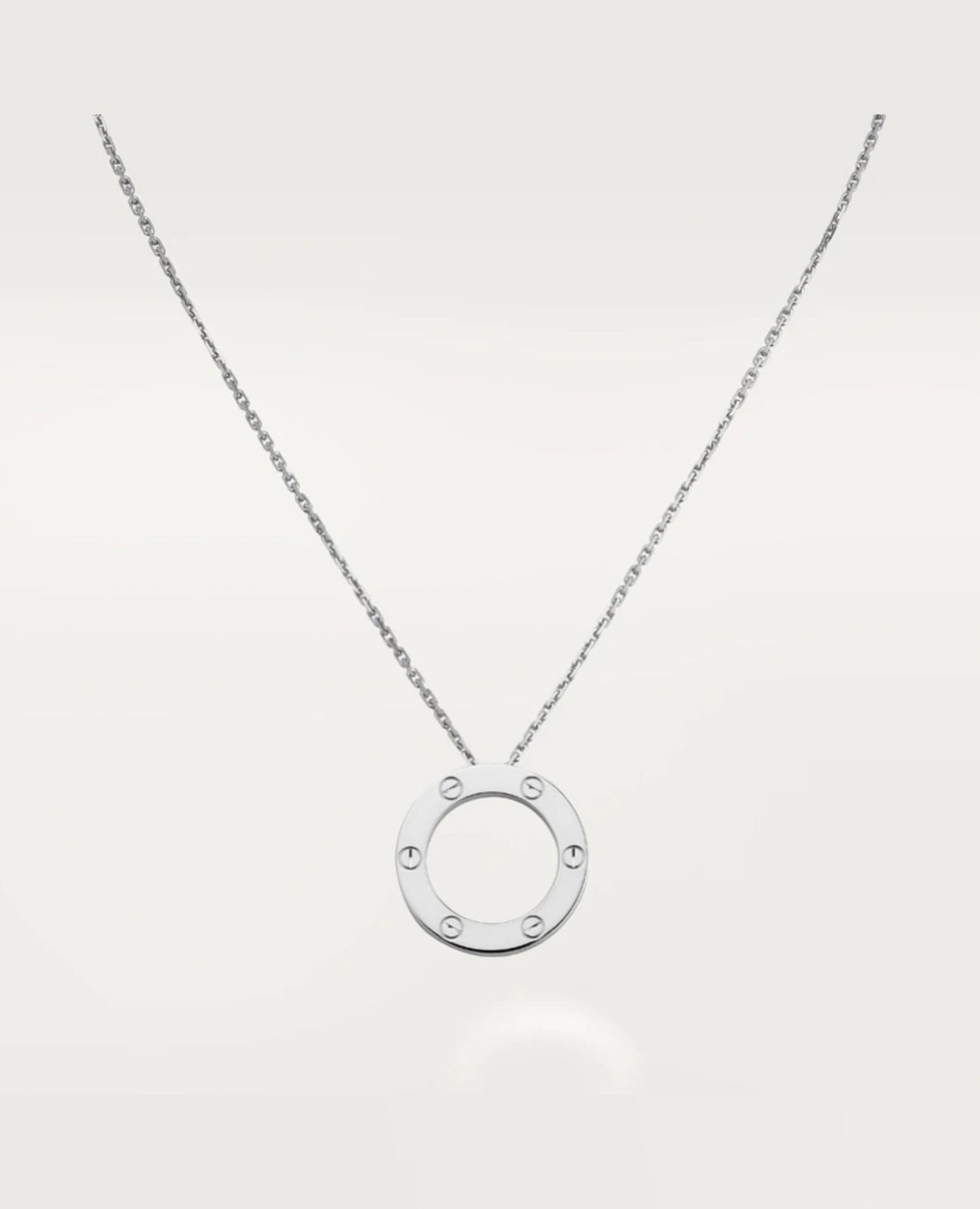 cartier love necklace oro bianco_1