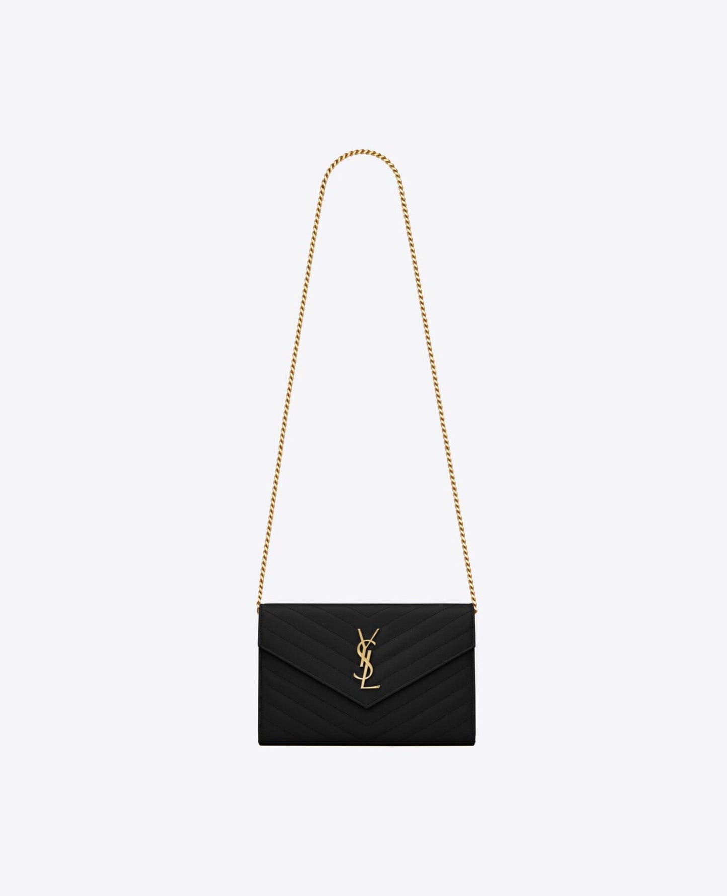saint laurent cassandre matelassé chain wallet_1