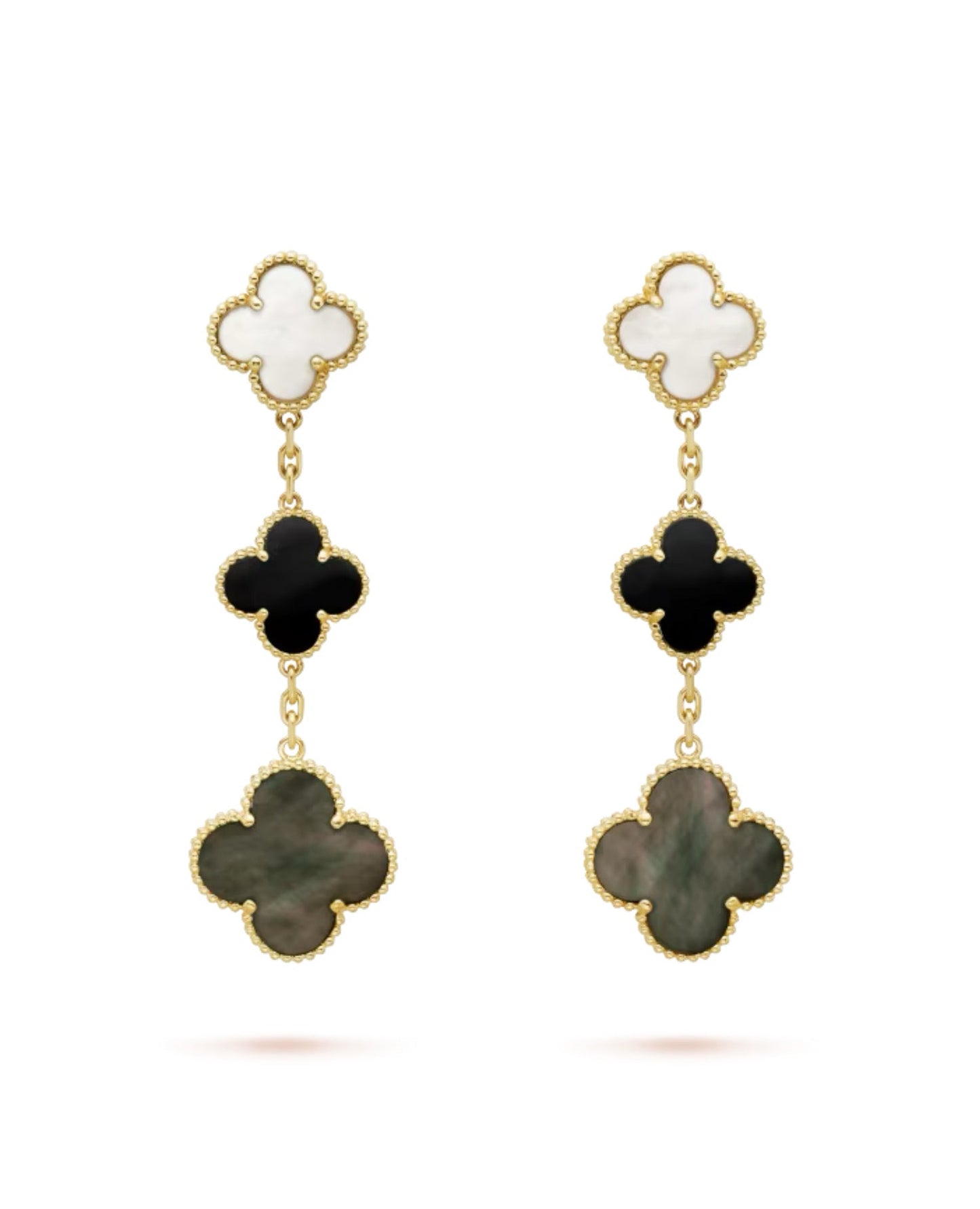 van cleef magic alhambra earrings, 3 motifs_1