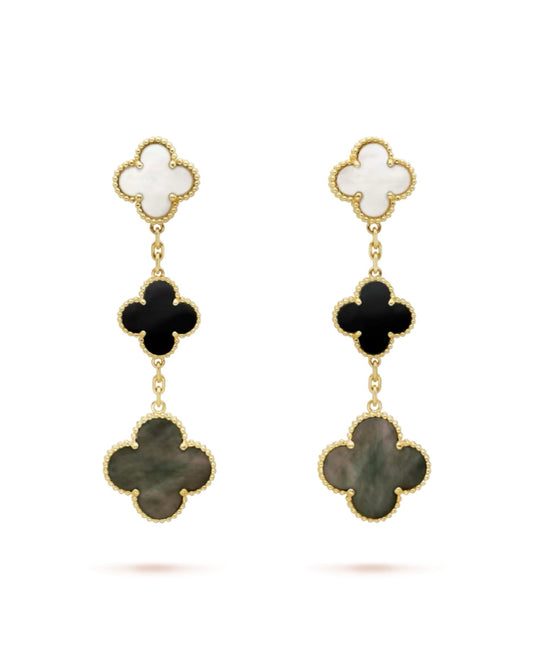 van cleef magic alhambra earrings, 3 motifs_1