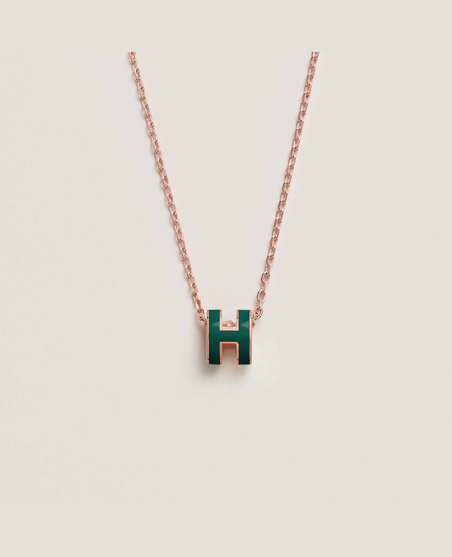 hermès mini pop h pendant rose gold_1