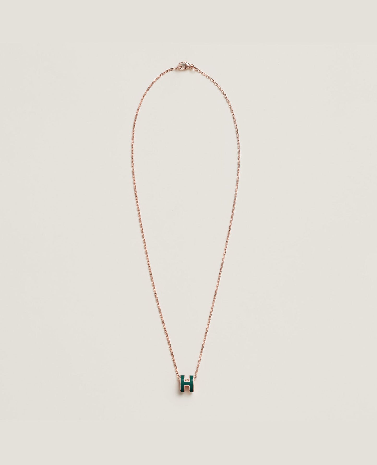 hermès mini pop h pendant rose gold_1