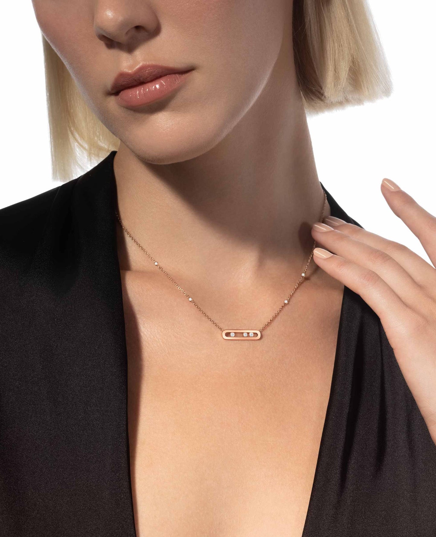 messika baby move rose gold necklace_1