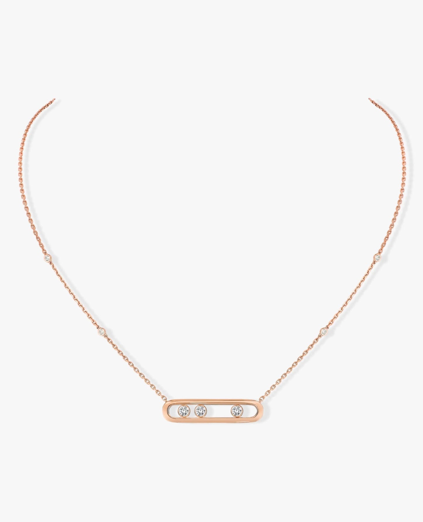 messika move necklace rose gold necklace_1