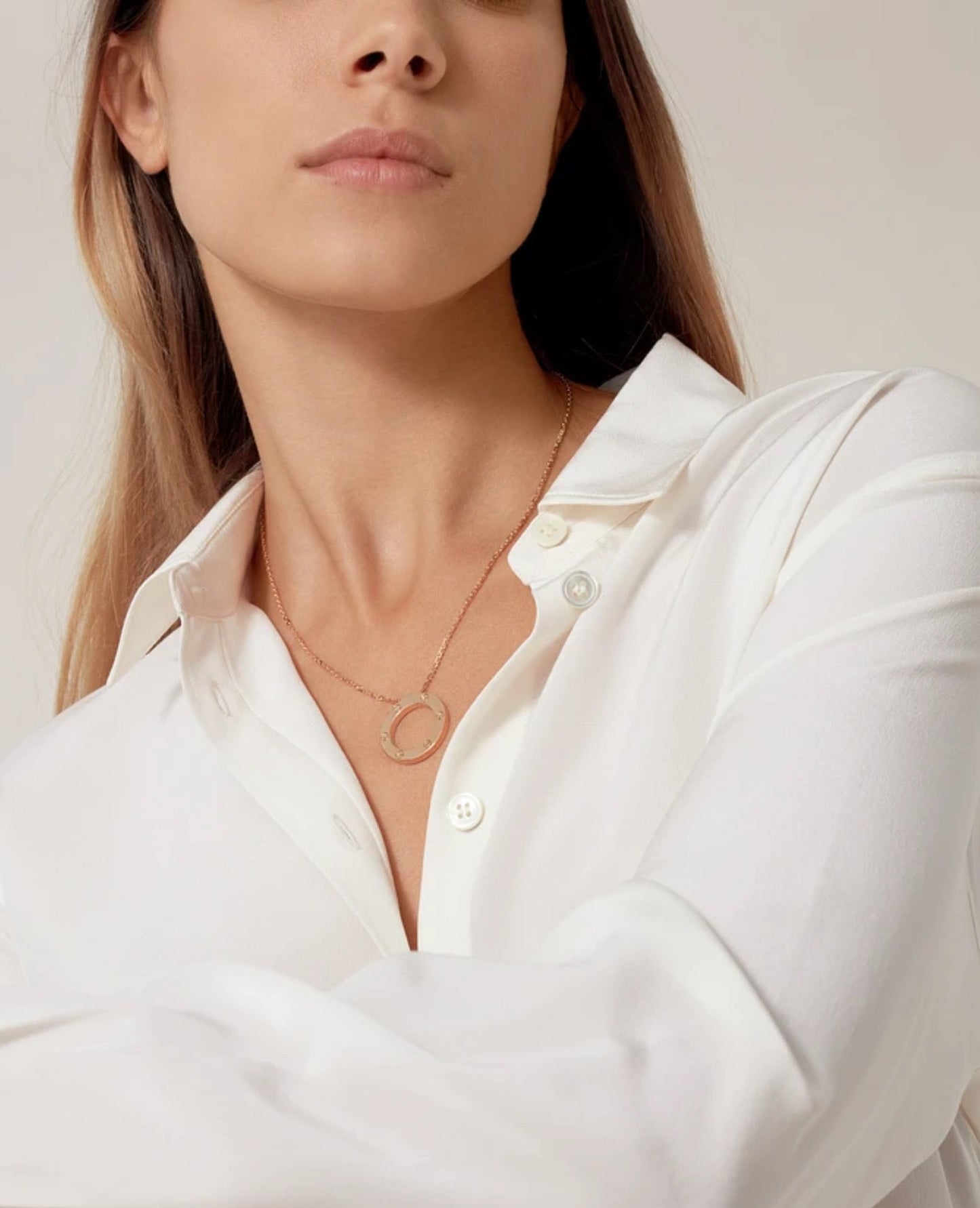 cartier love necklace rose gold_2