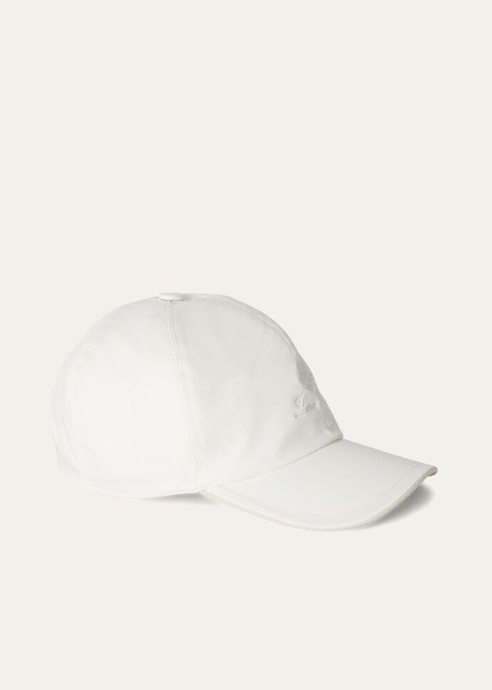 loro piana baseball cap white_1