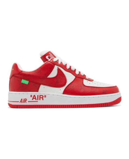 nike louis vuitton air force 1 red_1