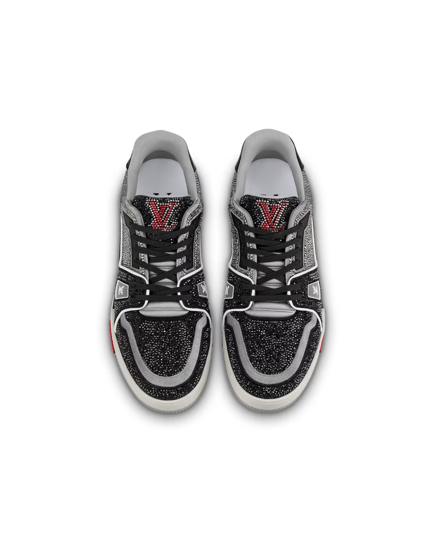 louis vuitton trainer sneaker black_1