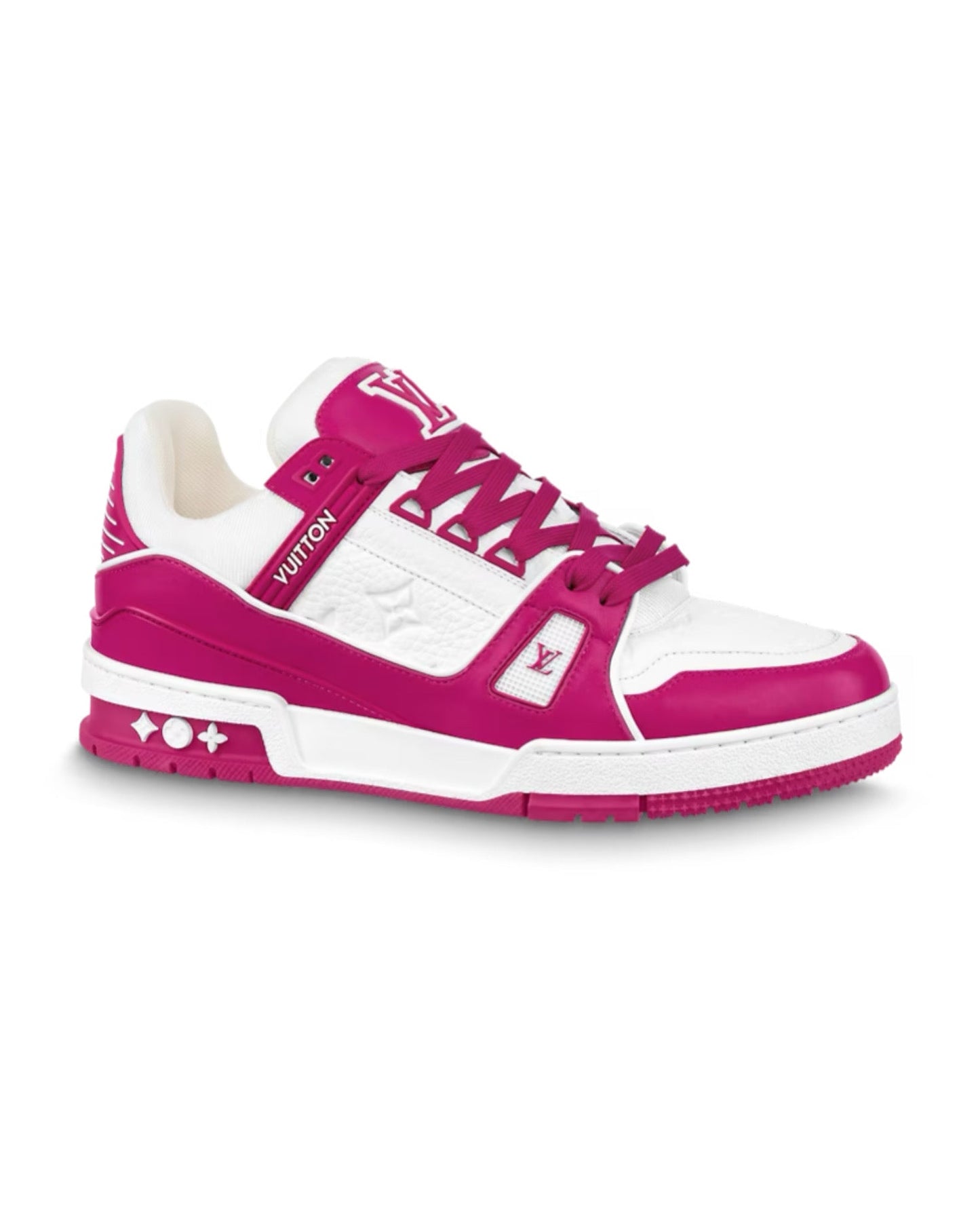 louis vuitton trainer sneaker ‘rose red’_1