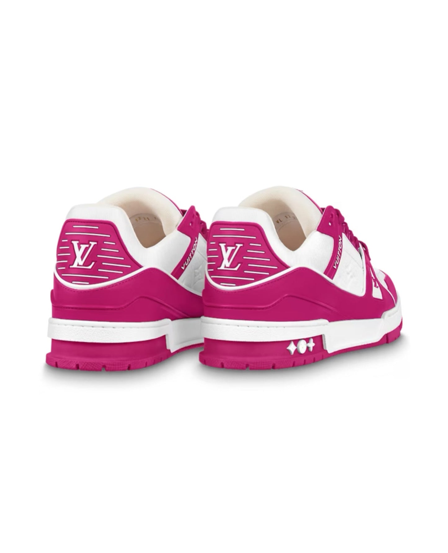 louis vuitton trainer sneaker ‘rose red’_1