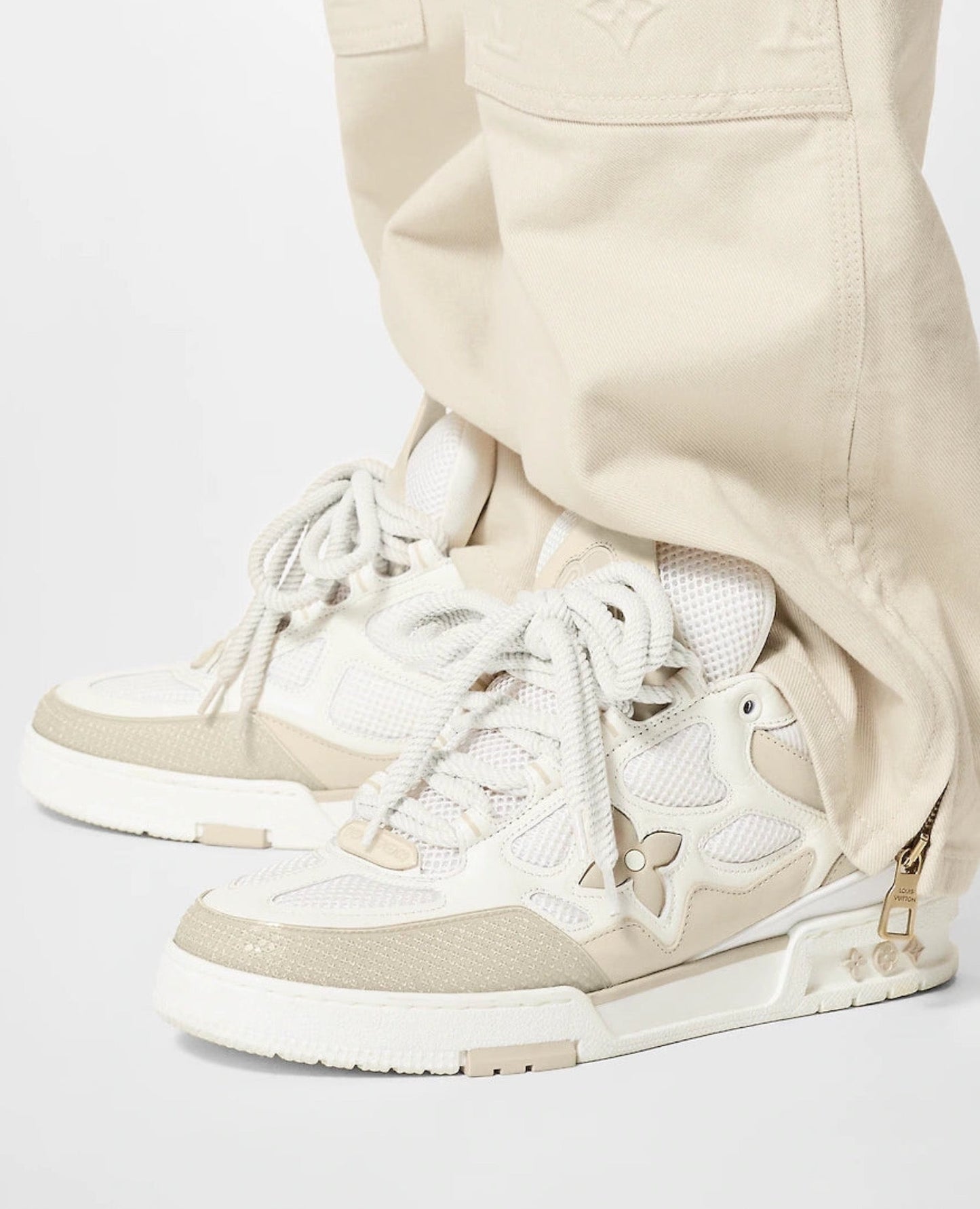 louis vuitton skate sneakers beige_1